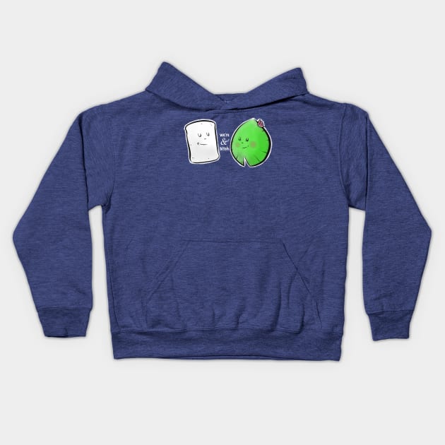 We're Marshmallow and Lily pad, bitch. Kids Hoodie by mattsinor